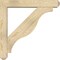 Ekena Millwork Funston Craftsman Rough Sawn Bracket w/ Offset Brace, Douglas Fir, 6"W x 34"D x 34"H BKT0604X34X34FST04RDF - alternate 2